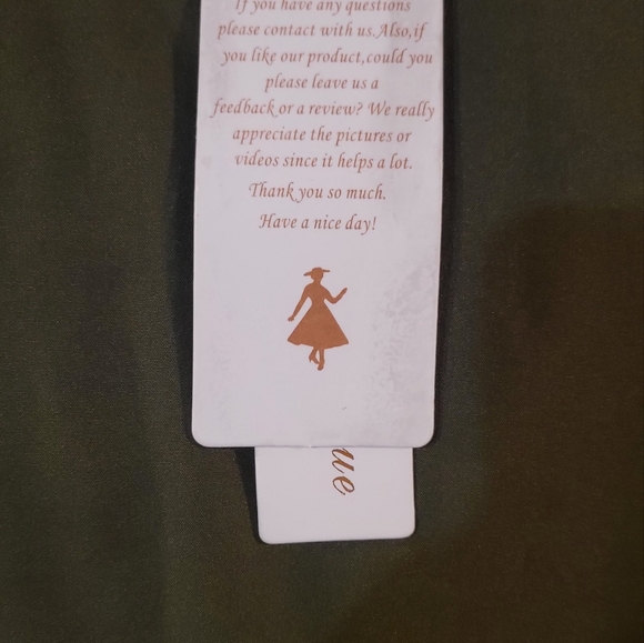 Women's Bell Poque, button-up, NWT, neck bow tie, size L, blouse - Picture 5 of 10